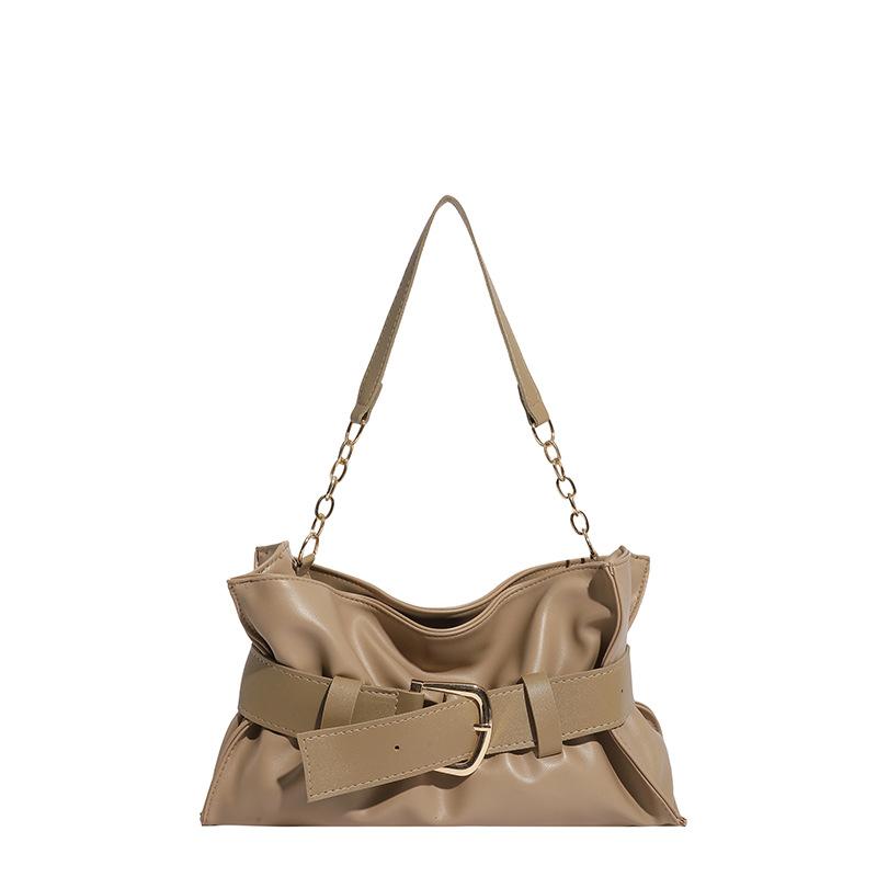 Luxury Retro Belt Buckle Shoulder Bag Soft Pleated Handbag Solid Color Elegant Women s Underarm Bag Fashion Versatile Clutch Bag
Luxury Retro Belt Buckle Shoulder Bag Soft Pleated Handbag Solid Color Elegant Women s Underarm Bag Fashion Versatile Clutch Bag