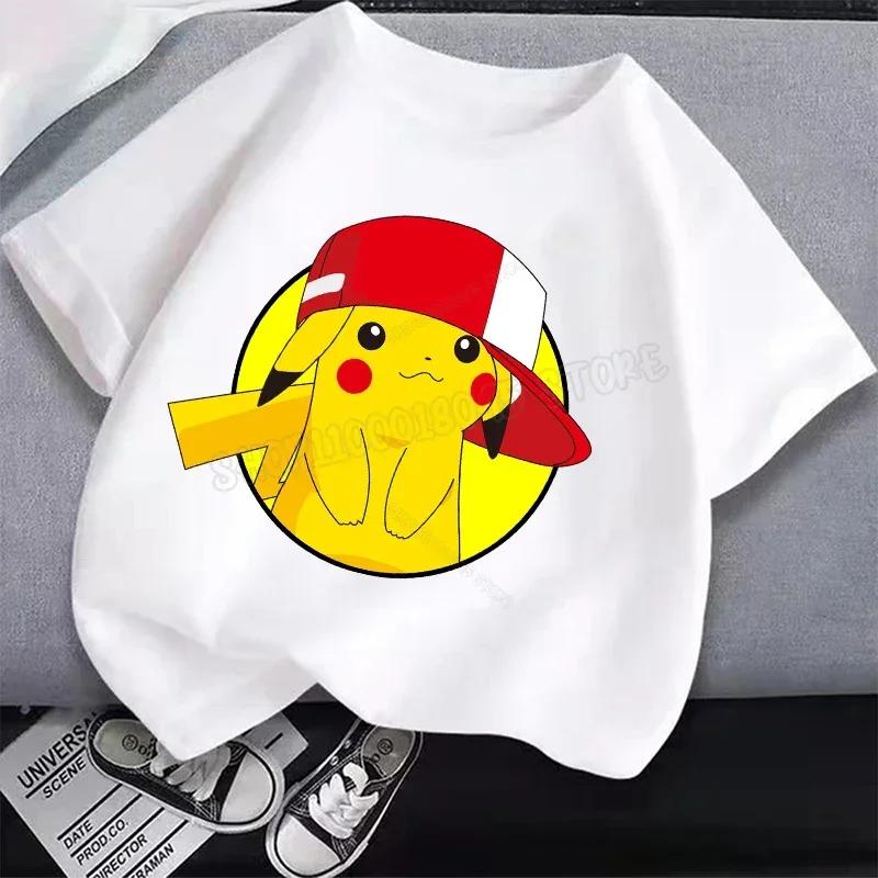 Pikachu Pokemon Cotton T-Shirt Boys Girls Summer Clothes Charmander Gengar Cartoon Anime Classic Printed Short Sleeve Tops Gift 110
Pikachu Pokemon Cotton T-Shirt Boys Girls Summer Clothes Charmander Gengar Cartoon Anime Classic Printed Short Sleeve Tops Gift 110