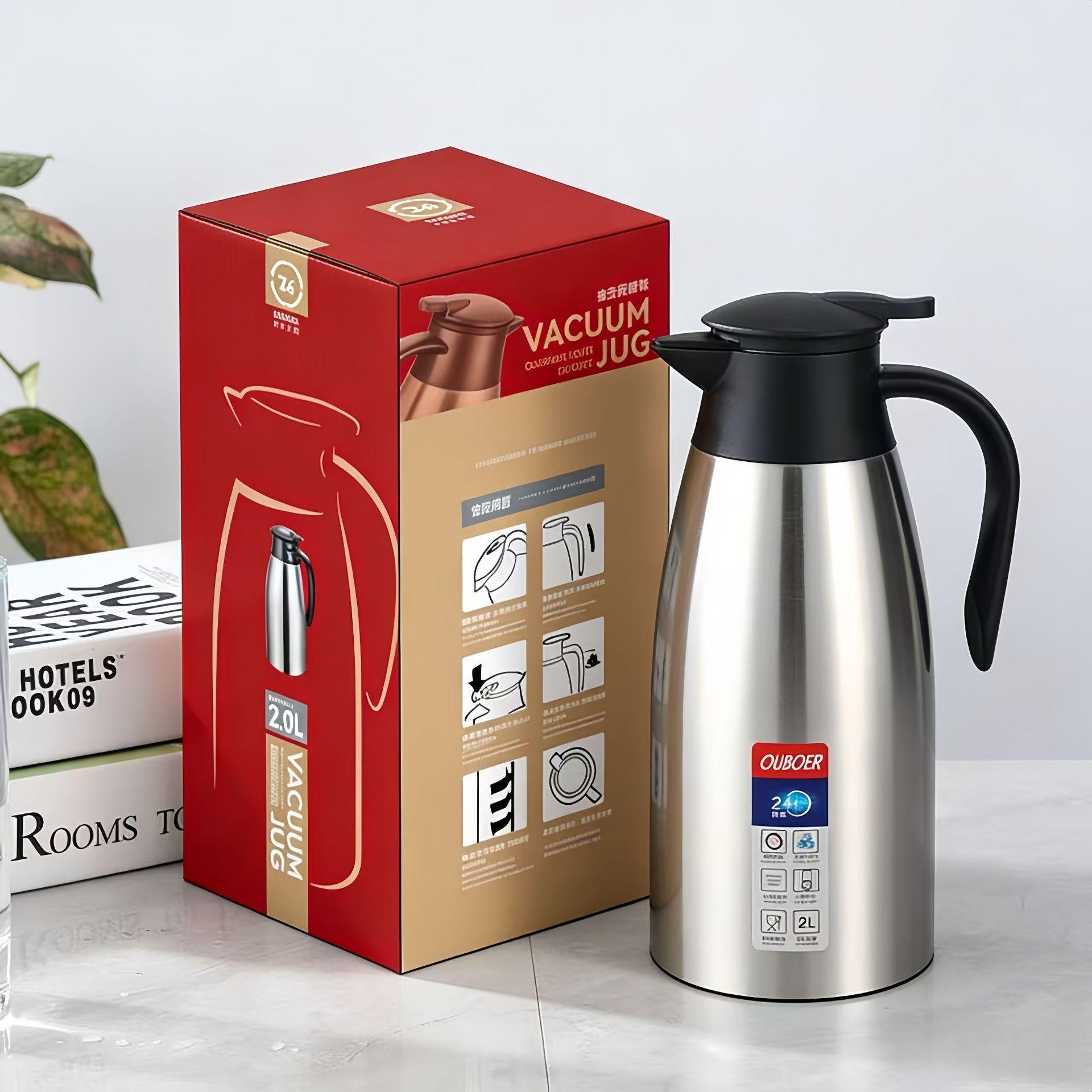 Double-Layer Stainless Steel Vacuum Insulated Thermos Flask - Hotel Gift, Warm Water Bottle, Kettle 1.5L Insulated (6h)
Double-Layer Stainless Steel Vacuum Insulated Thermos Flask - Hotel Gift, Warm Water Bottle, Kettle 1.5L Insulated (6h)