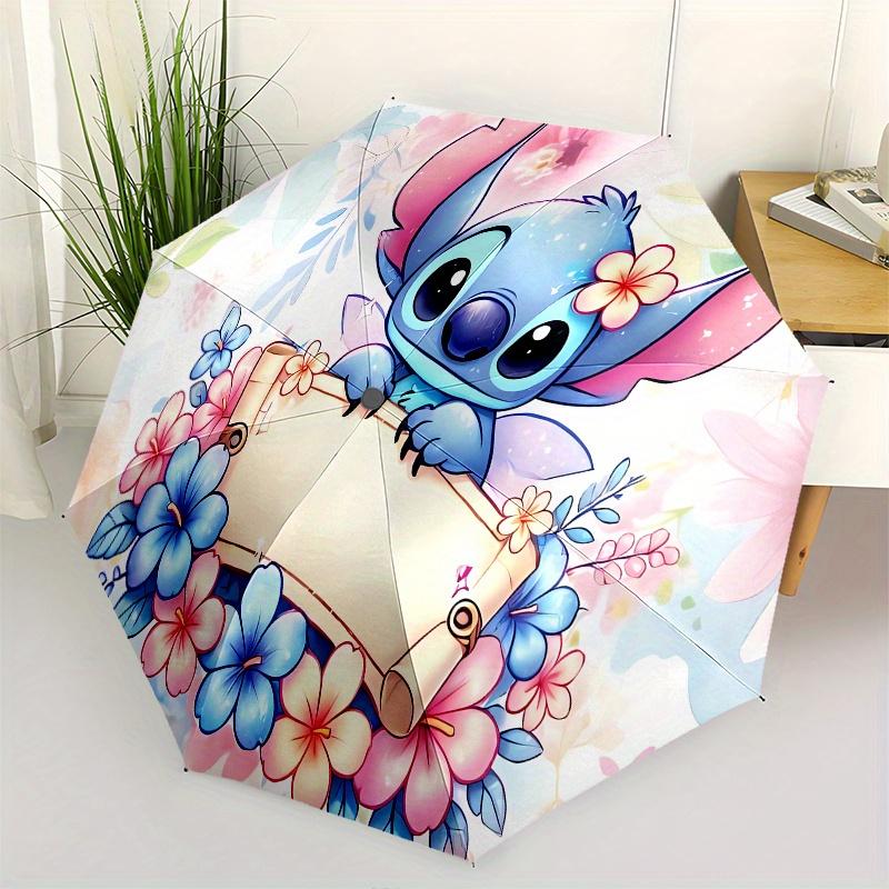 Stitch, Flowers Themed Automatic opening and closing folding umbrella, 8 rib windproof, compact travel design, suitable for all occasion | F
Stitch, Flowers Themed Automatic opening and closing folding umbrella, 8 rib windproof, compact travel design, suitable for all occasion | F