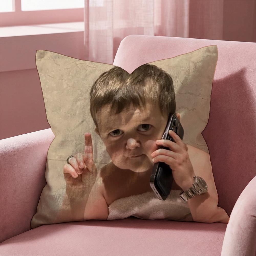 Funny Hasbulla Cushion Cover Multi-Scene Pillow Cover for Home & Car - Reversible, Soft & Durable for Daily Use 45cmx45cm
Funny Hasbulla Cushion Cover Multi-Scene Pillow Cover for Home & Car - Reversible, Soft & Durable for Daily Use 45cmx45cm