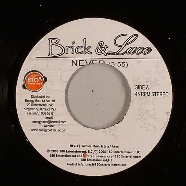 7inch Record BRICK & LACE - Never none 180 Entertainme 2006 Jamaica Reggae, Ska & Dub Used
7inch Record BRICK & LACE - Never none 180 Entertainme 2006 Jamaica Reggae, Ska & Dub Used