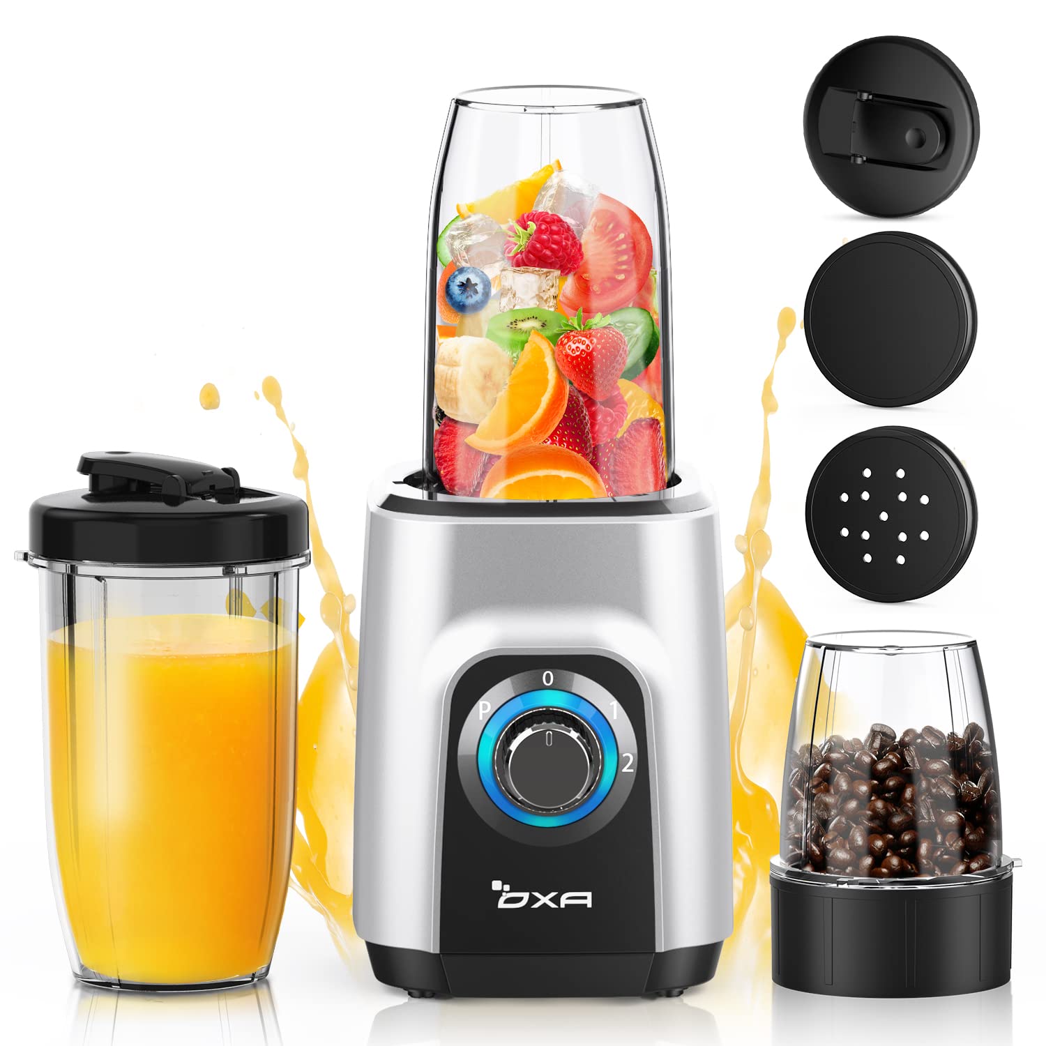 Juicer Mixer Smoothie Multipurpose 3 Bottles Coffee Mill 6 Blades 450W High Power High Speed Rotation Easily Crush Ice Washable Easy to Clean Easy to
Juicer Mixer Smoothie Multipurpose 3 Bottles Coffee Mill 6 Blades 450W High Power High Speed Rotation Easily Crush Ice Washable Easy to Clean Easy to