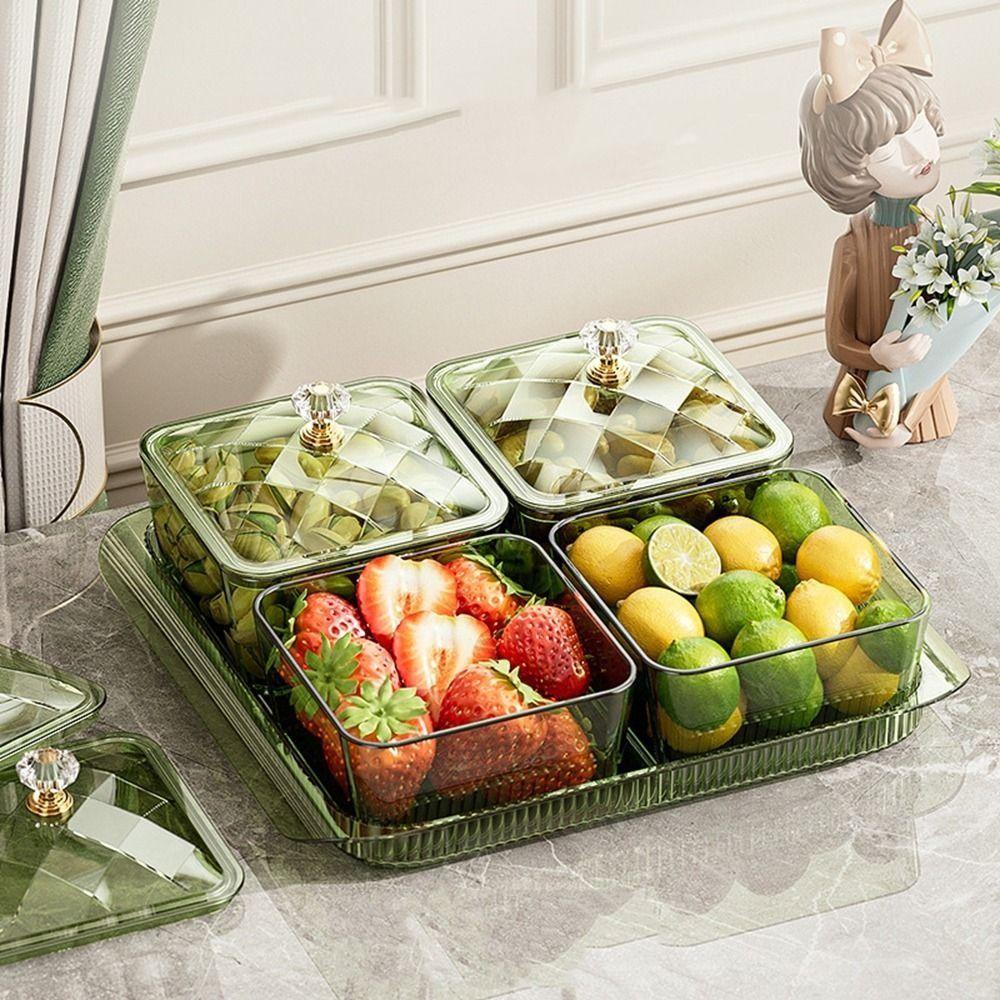 Plastic Fruit Plate Partition Platter Dustproof Snack Dessert Tray Food Storage Containers Party Transparent-2 Grids
Plastic Fruit Plate Partition Platter Dustproof Snack Dessert Tray Food Storage Containers Party Transparent-2 Grids