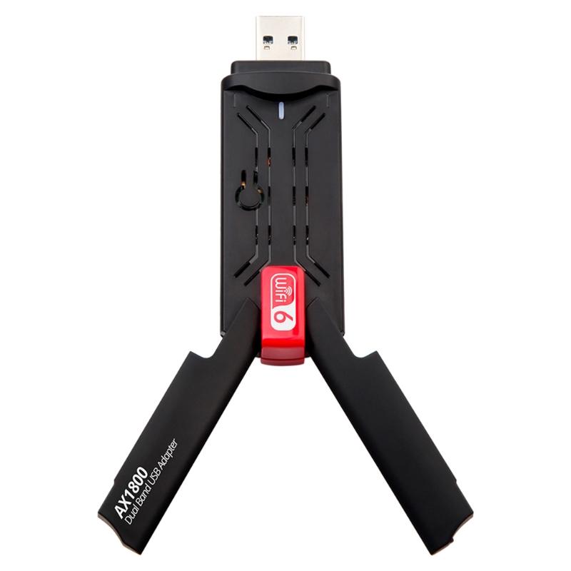 Wi-Fi 6 USB-адаптер 1800 Мбіт/с USB3.0 Ключ Wi-Fi 802.11ax l Band 2.4G/5Ghz Бездротова карта для 7 10 11
Wi-Fi 6 USB-адаптер 1800 Мбіт/с USB3.0 Ключ Wi-Fi 802.11ax l Band 2.4G/5Ghz Бездротова карта для 7 10 11