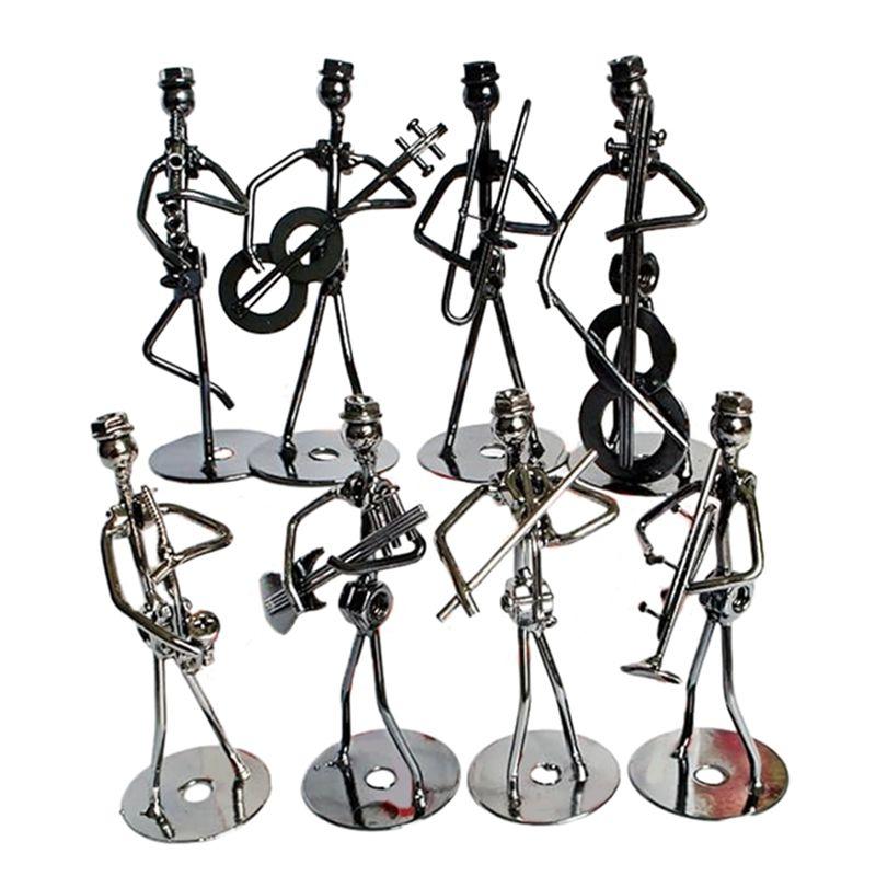 AEE4-Little Iron Art Musician Creative-Music Band Crafts Home Office Desk Decoration Birthday Gift 8 Pack, Table Ornaments
AEE4-Little Iron Art Musician Creative-Music Band Crafts Home Office Desk Decoration Birthday Gift 8 Pack, Table Ornaments
