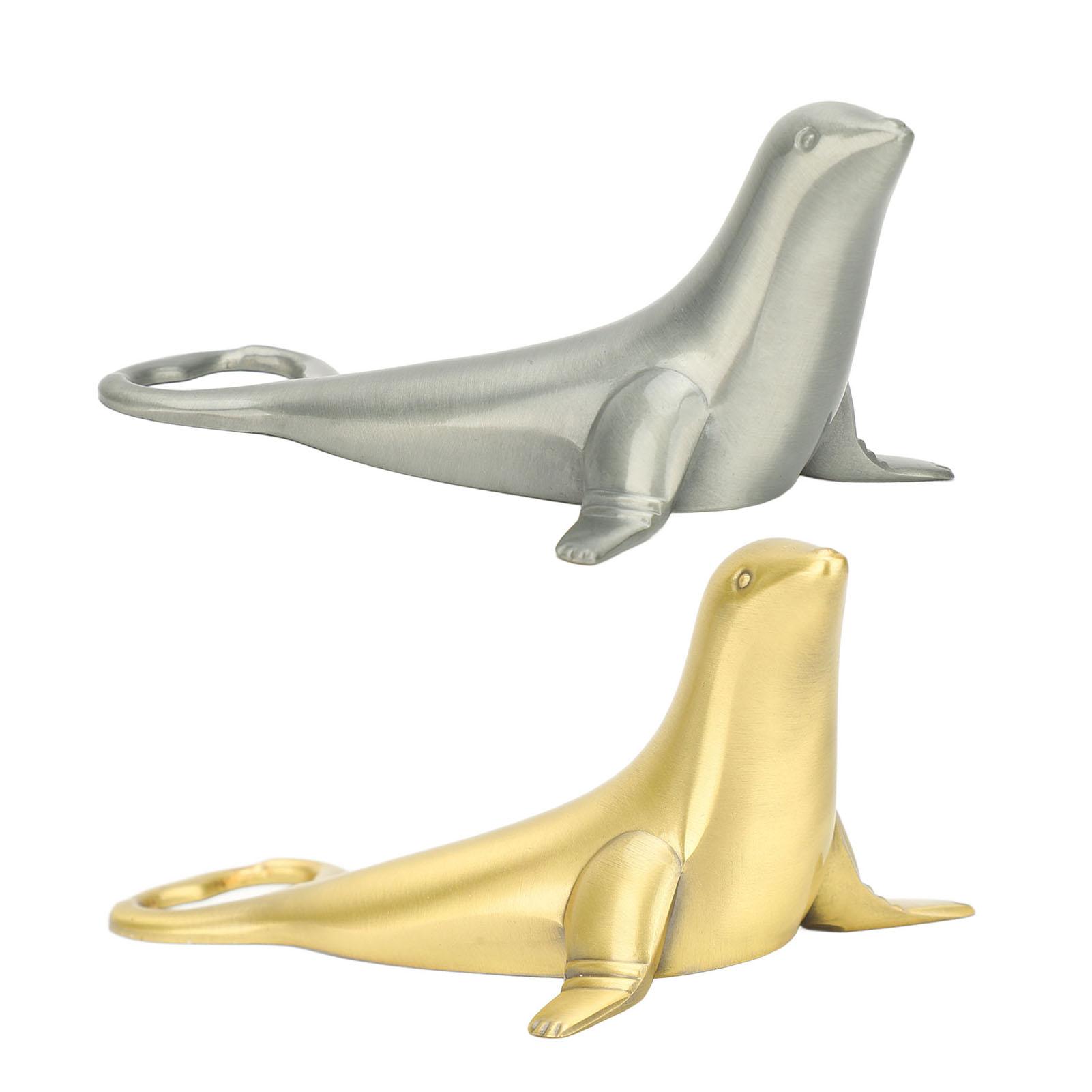 Bottle Opener Metal Sea Lion Shaped Non Slip Handle Bottle Opener for Family Bar Kitchen Club Tin
Bottle Opener Metal Sea Lion Shaped Non Slip Handle Bottle Opener for Family Bar Kitchen Club Tin