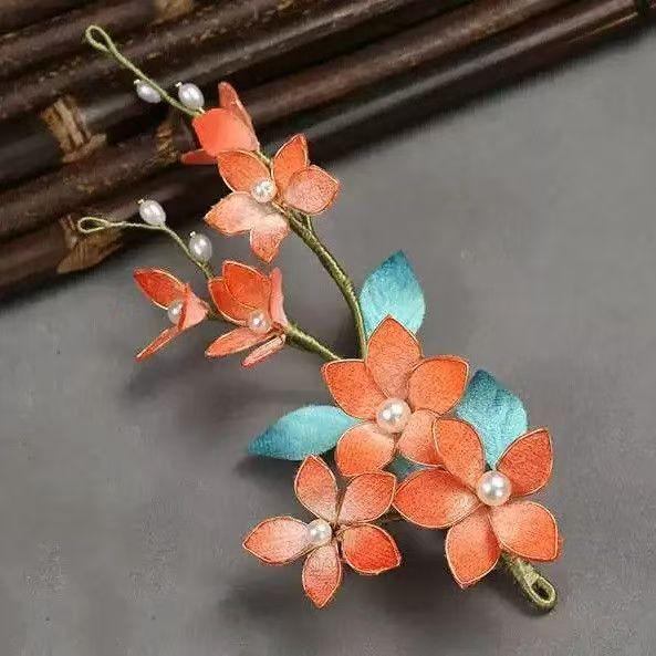 Original New Style Blue Hanfu Headdress: Ancient Classical Flower Hairpin Accessories
Original New Style Blue Hanfu Headdress: Ancient Classical Flower Hairpin Accessories
