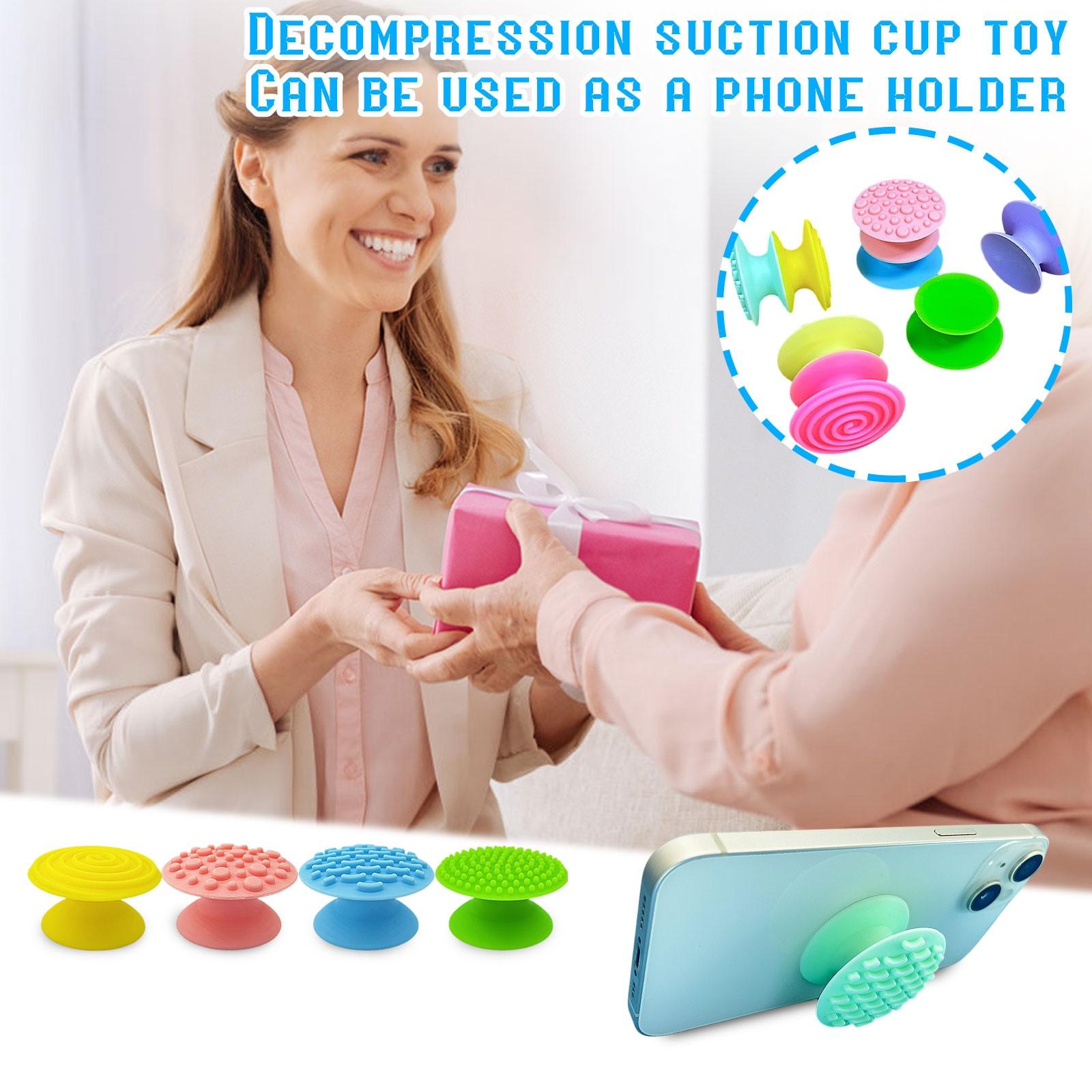 Силиконовая сенсорная игрушка для снятия стресса присоска держатель для телефона One Size
Силиконовая сенсорная игрушка для снятия стресса присоска держатель для телефона One Size