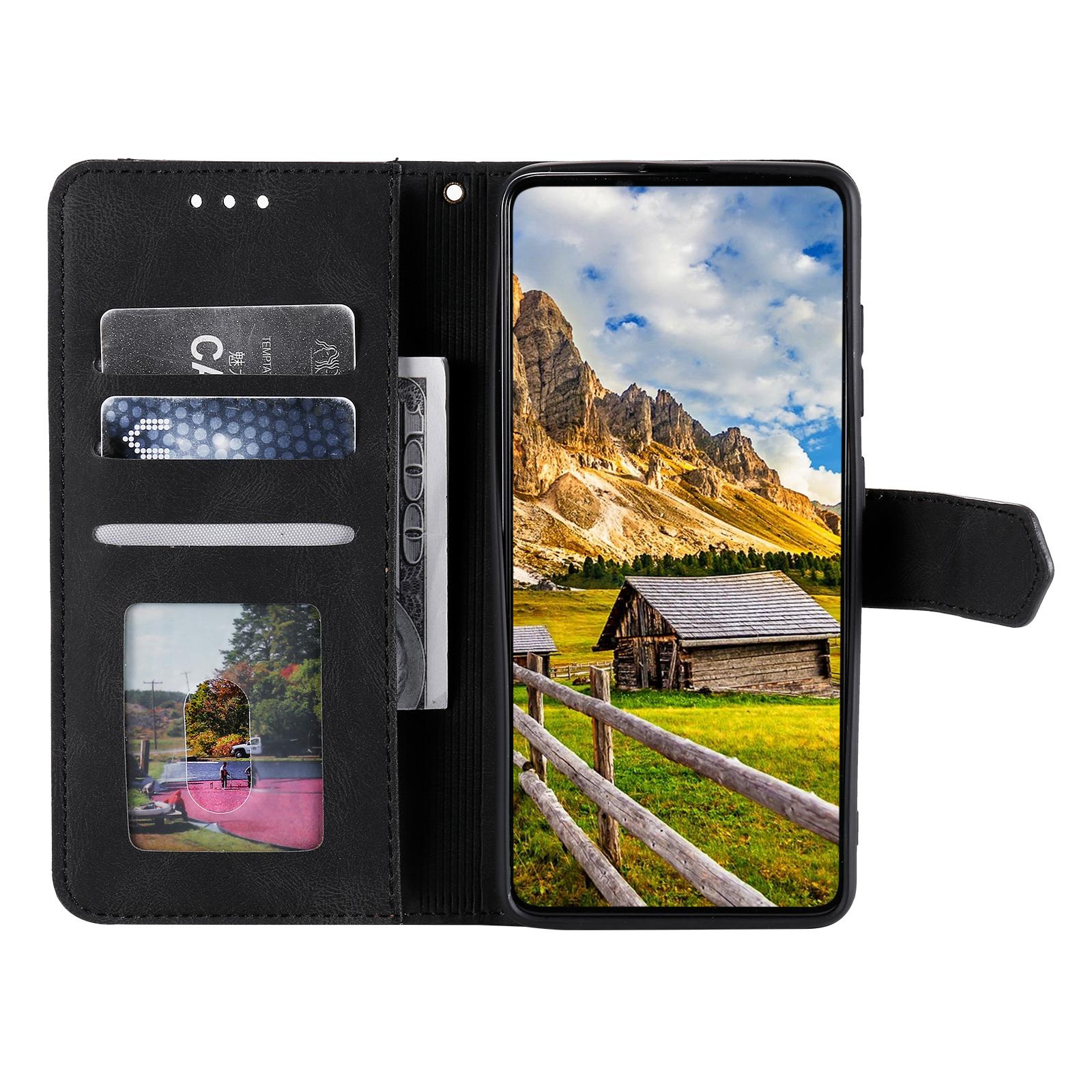 For Samsung Galaxy S23 Stand Wallet Phone Case Splicing Stitching PU Leather+TPU Cover Black
For Samsung Galaxy S23 Stand Wallet Phone Case Splicing Stitching PU Leather+TPU Cover Black