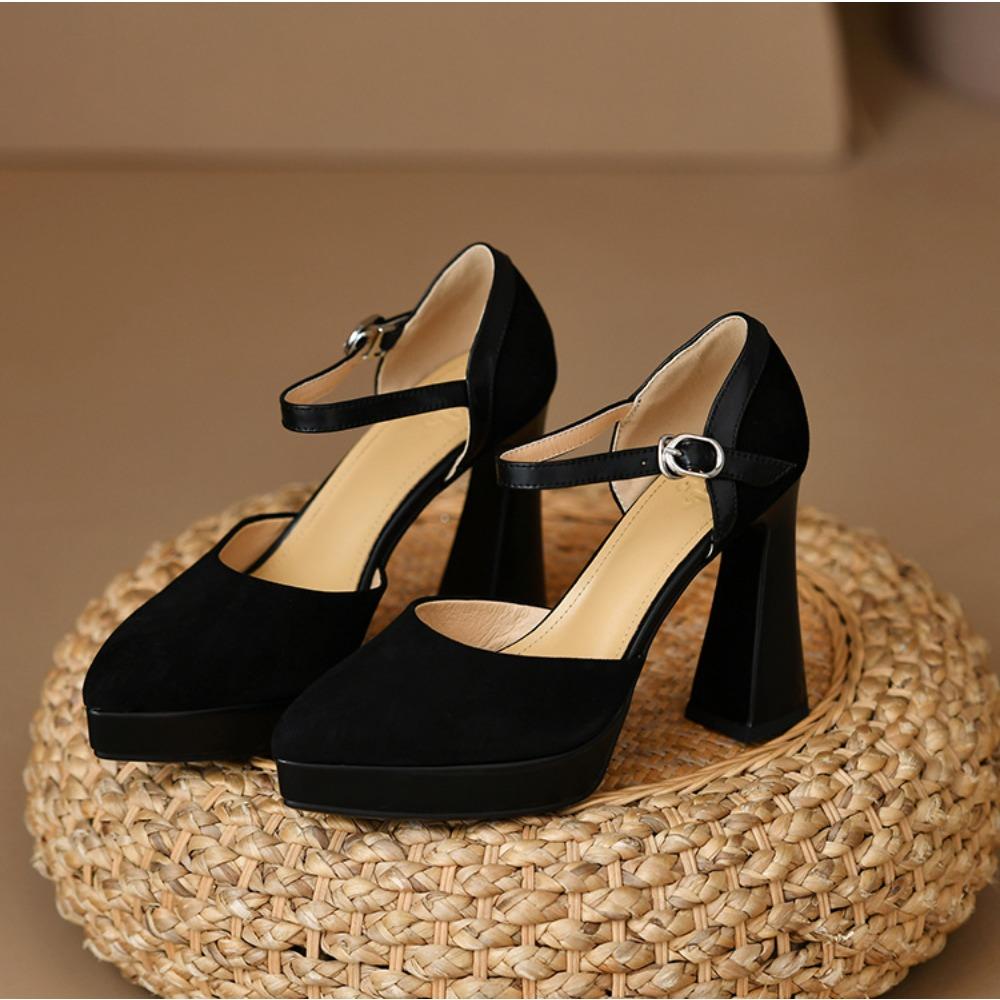 Thick Soled High Heels Women s 2026 Spring/summer Waterproof Platform Thick Heel Pointed Toe Straight Strap Shallow Mouth Pumps 39 чорний
Thick Soled High Heels Women s 2026 Spring/summer Waterproof Platform Thick Heel Pointed Toe Straight Strap Shallow Mouth Pumps 39 чорний