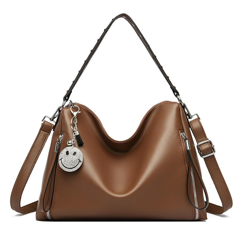 Large capacity bag women s simple handbag fashion shoulder messenger bag світло-коричневого кольору
Large capacity bag women s simple handbag fashion shoulder messenger bag світло-коричневого кольору
