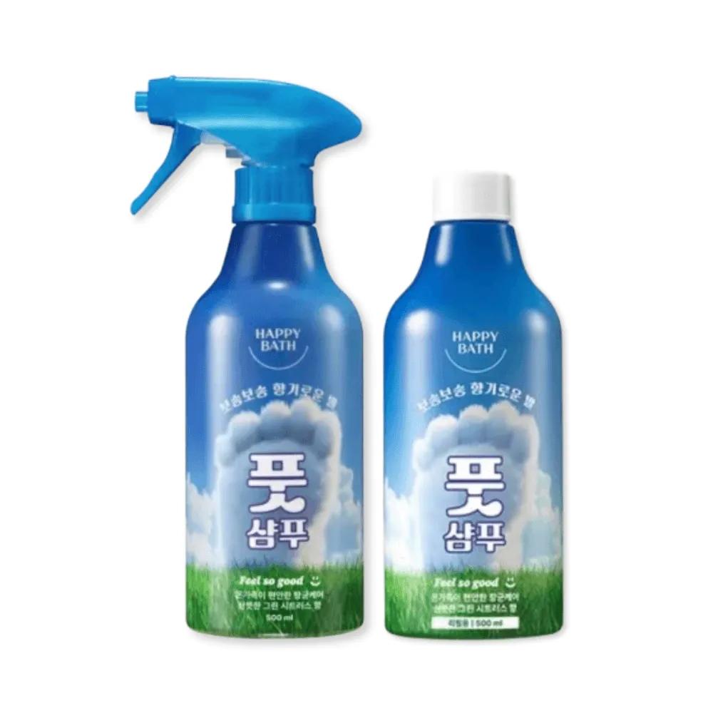 HAPPY BATH Hyaluronic Acid Foot Shampoo 500ml and Refill 500ml Set (1 of each)
HAPPY BATH Hyaluronic Acid Foot Shampoo 500ml and Refill 500ml Set (1 of each)