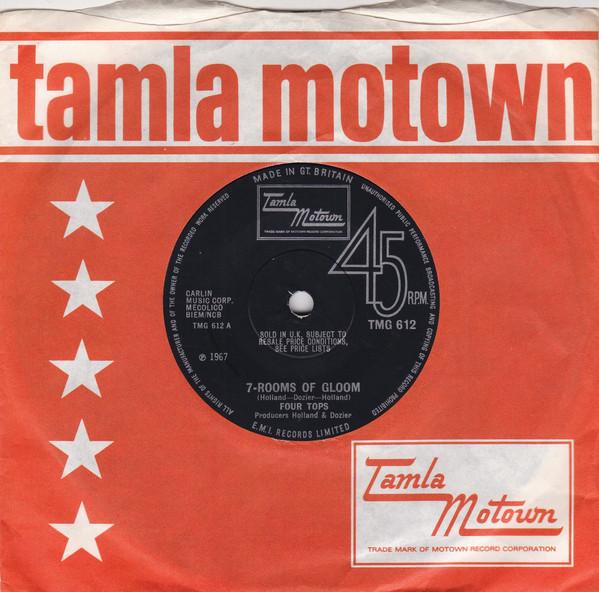 7inch Record FOUR TOPS - 7-rooms Of Gloom / I ll Turn To Sto TMG612 Tamla Motown 1967 UK Soul/Funk Used
7inch Record FOUR TOPS - 7-rooms Of Gloom / I ll Turn To Sto TMG612 Tamla Motown 1967 UK Soul/Funk Used