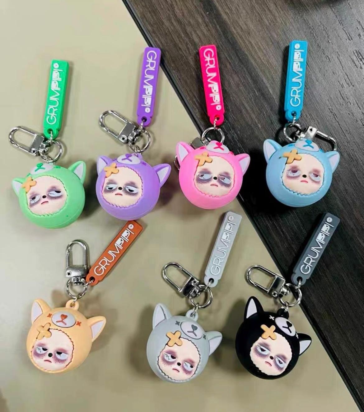 Grumpipi Cute Sleepy Face Cartoon Animal Keychain Silicone Anime Peripheral Bag Accessories Hanging Decor Birthday Gifts
Grumpipi Cute Sleepy Face Cartoon Animal Keychain Silicone Anime Peripheral Bag Accessories Hanging Decor Birthday Gifts