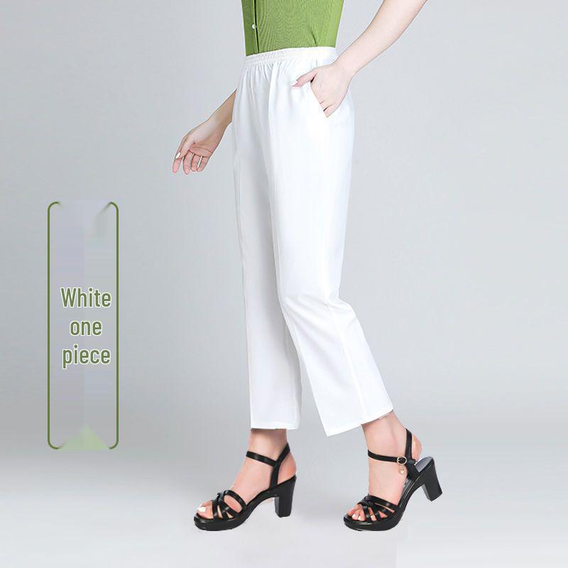 Women s High-Waisted Ice Silk Nine-Point Summer Pants for Middle-Aged and Elderly L (Approx. 40-45 kg)
Women s High-Waisted Ice Silk Nine-Point Summer Pants for Middle-Aged and Elderly L (Approx. 40-45 kg)