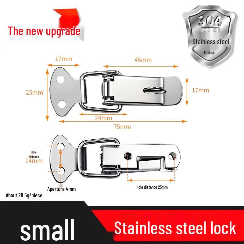 Rongyu Stainless Steel Duckbill Latch (4-Pack)
Rongyu Stainless Steel Duckbill Latch (4-Pack)