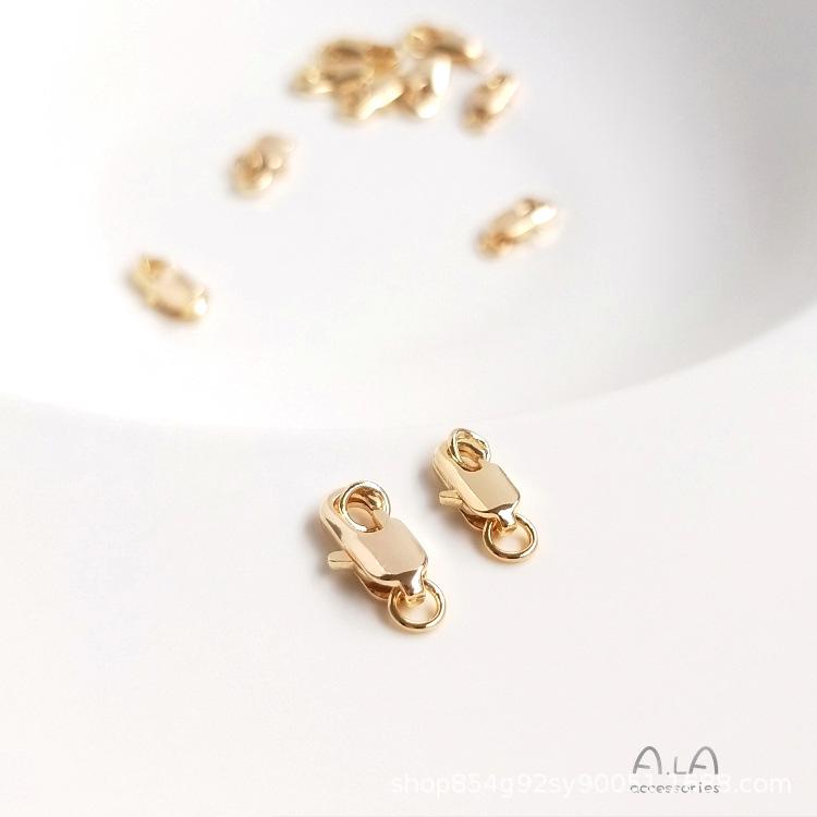 14K Gold-Filled Beads & Clasp Jewelry DIY Kit - Color-Retention, Fishtail/Spring/Lobster Clasps. 801 Fishtail Clasp 10mm, 1 piece
14K Gold-Filled Beads & Clasp Jewelry DIY Kit - Color-Retention, Fishtail/Spring/Lobster Clasps. 801 Fishtail Clasp 10mm, 1 piece