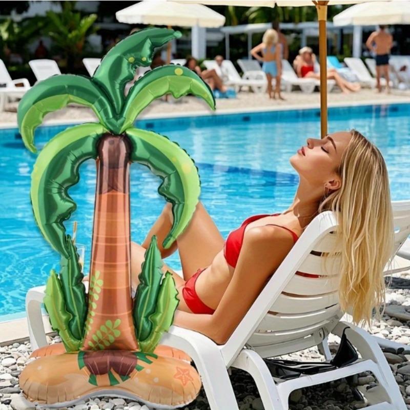 1 piece of upright coconut tree aluminum film balloons with bright green and brown tropical designs, suitable for Hawaiian-themed parties
1 piece of upright coconut tree aluminum film balloons with bright green and brown tropical designs, suitable for Hawaiian-themed parties