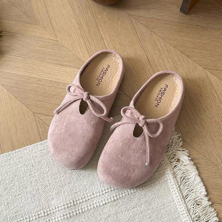 Soft leather Birkenstock bag head half slippers women s wear flat-bottomed bow sandals 2025 spring and summer new maternity slippers 40 рожевий
Soft leather Birkenstock bag head half slippers women s wear flat-bottomed bow sandals 2025 spring and summer new maternity slippers 40 рожевий