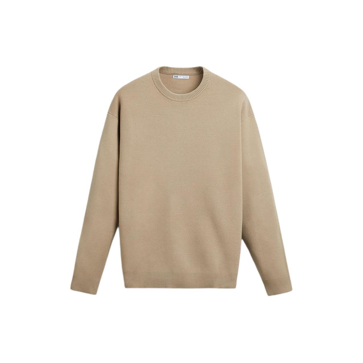 Zara Solid Color Round Neck Pullover Long Sleeve Knit Sweater Men sweater Beige 5755303-711 L
Zara Solid Color Round Neck Pullover Long Sleeve Knit Sweater Men sweater Beige 5755303-711 L