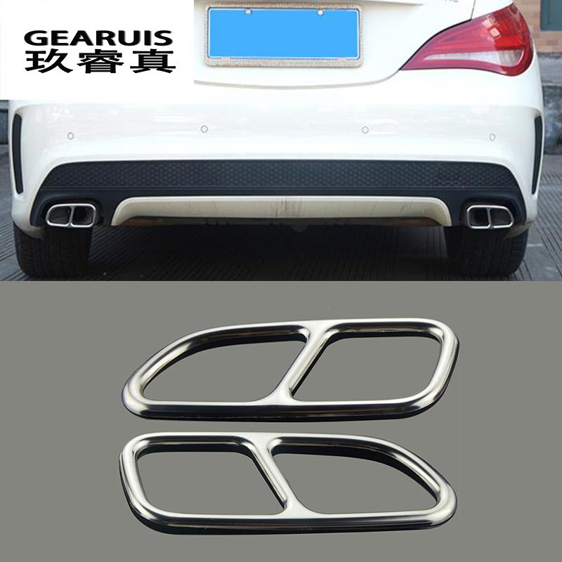 Car Styling Automobiles Tail Throat Decor Frame For Mercedes Benz CLA C117 Exhaust Pipe Trim Covers Stickers Auto
Car Styling Automobiles Tail Throat Decor Frame For Mercedes Benz CLA C117 Exhaust Pipe Trim Covers Stickers Auto
