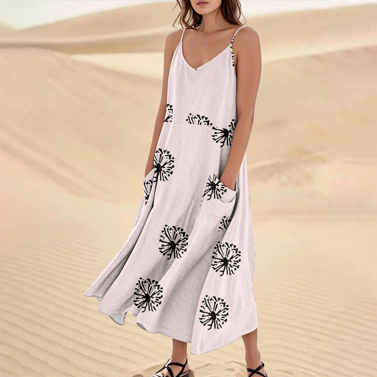 Жіноча повсякденна сукня на бретелях з V-подібним вирізом, принтом у горошок, без рукавів, з кишенею L рожевий
Жіноча повсякденна сукня на бретелях з V-подібним вирізом, принтом у горошок, без рукавів, з кишенею L рожевий