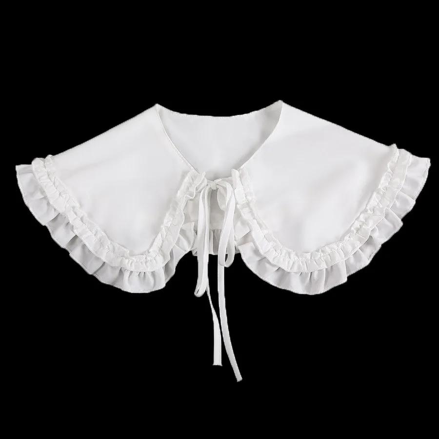 Solid Color Women Chiffon Stand Fake Collar Adult Detachable Lace False Collar Shirt Blouse Top Neckwear Clothes Accessories
Solid Color Women Chiffon Stand Fake Collar Adult Detachable Lace False Collar Shirt Blouse Top Neckwear Clothes Accessories