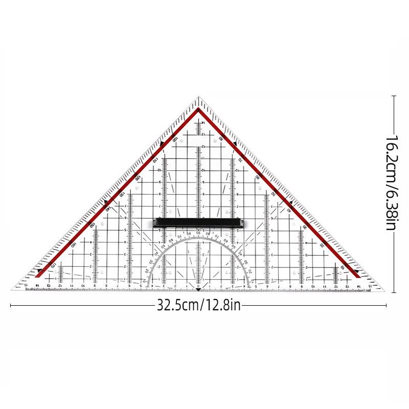 KW-109 30cm Protractor & Triangle Ruler with Handle 32.5cm як показано кольору
KW-109 30cm Protractor & Triangle Ruler with Handle 32.5cm як показано кольору