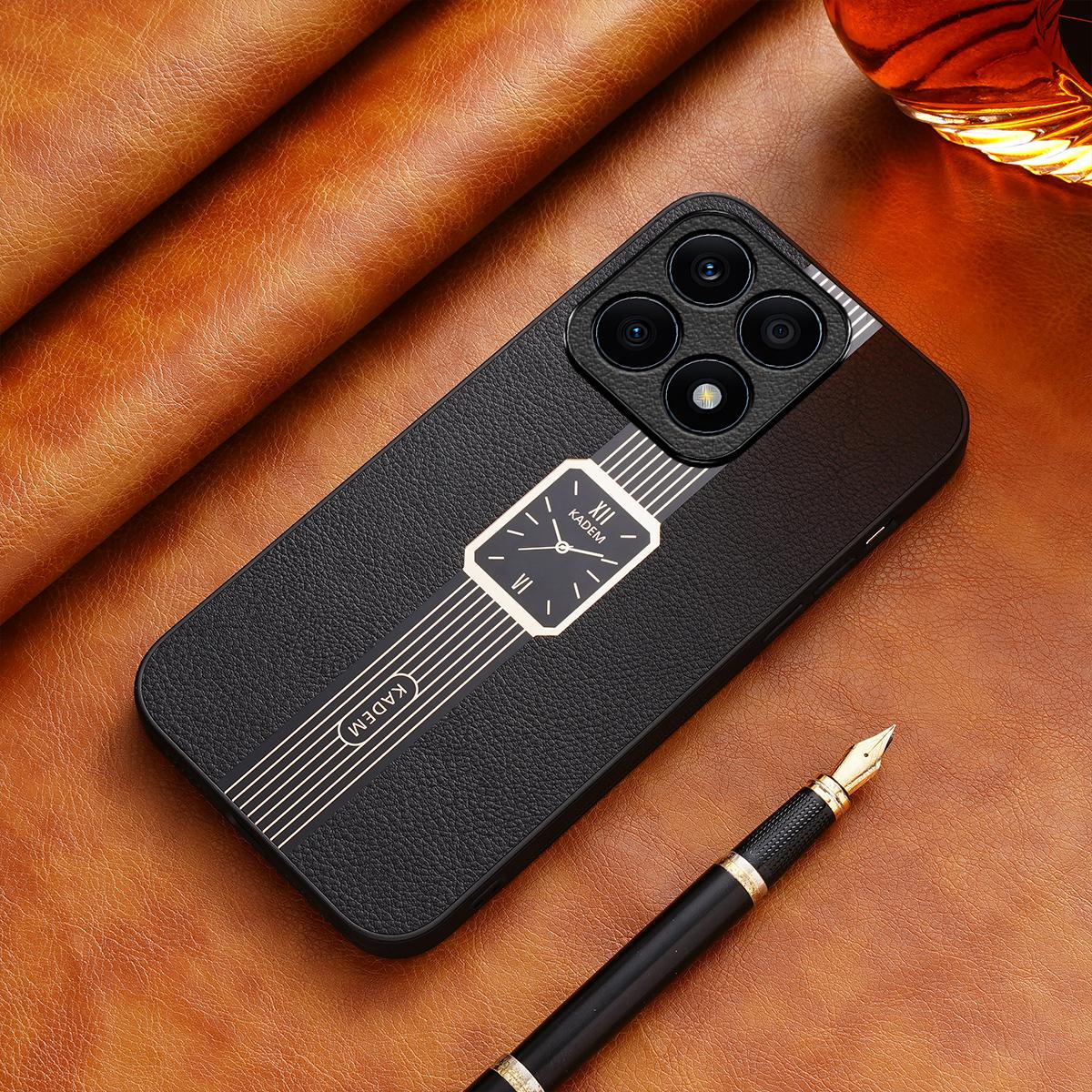 KADEM For Honor X8b 4G Phone Case Electroplating Leather Coated TPU+Acrylic Cover Black
KADEM For Honor X8b 4G Phone Case Electroplating Leather Coated TPU+Acrylic Cover Black