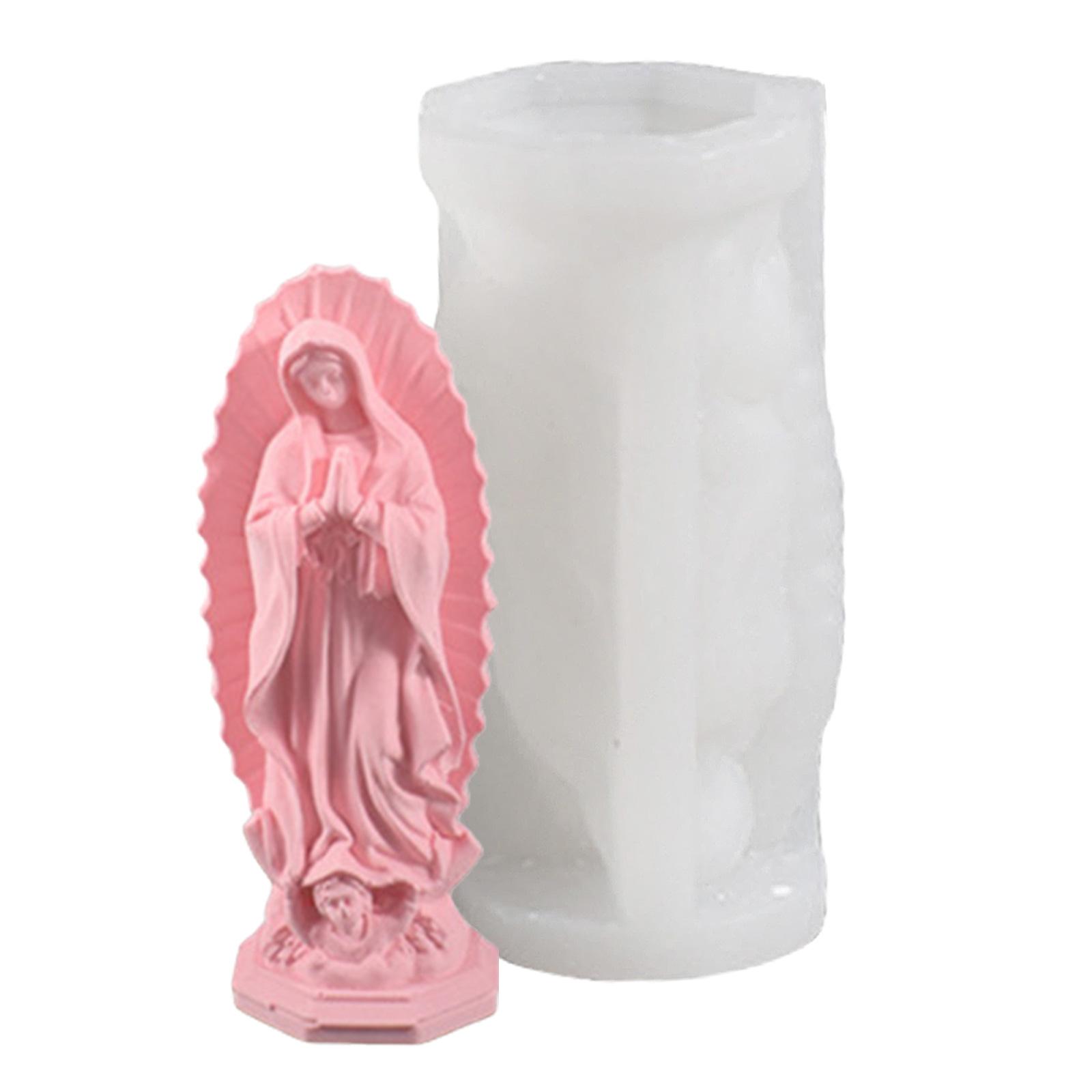 Силиконовая форма Святая Мария для изготовления свечей 3D Мадонна Матерь Божия Формы из эпоксидной смолы Идеально для ремесленных украшений и домашнего декора T3
Силиконовая форма Святая Мария для изготовления свечей 3D Мадонна Матерь Божия Формы из эпоксидной смолы Идеально для ремесленных украшений и домашнего декора T3