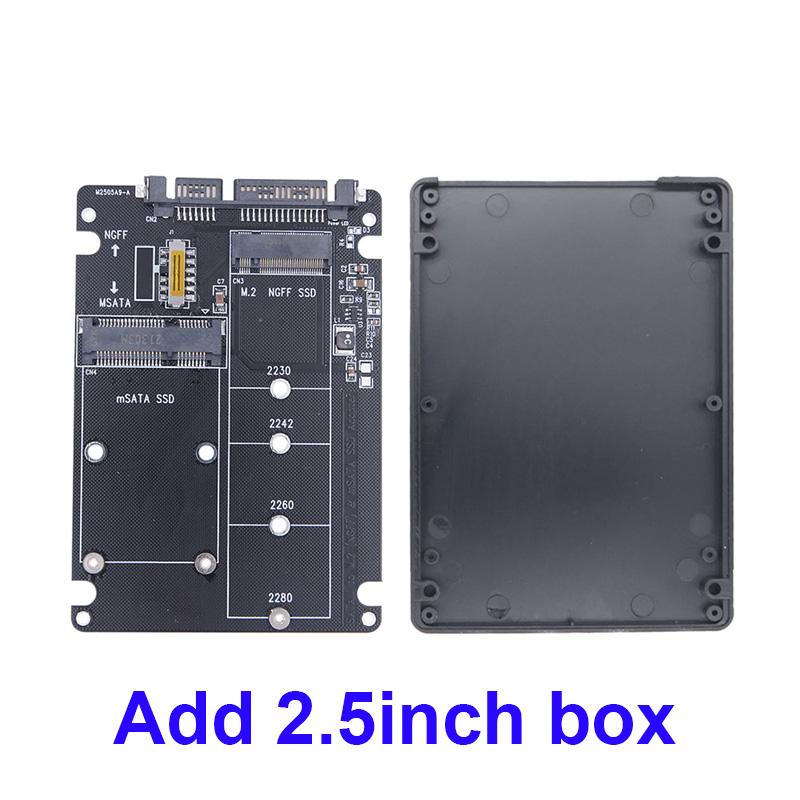 M.2 NGFF SSD MSATA Protocol To Serial Port External Built-In Hard Disk Box Msata To Sata 3 3.0 Dual Disk Switching With Switch чорний
M.2 NGFF SSD MSATA Protocol To Serial Port External Built-In Hard Disk Box Msata To Sata 3 3.0 Dual Disk Switching With Switch чорний