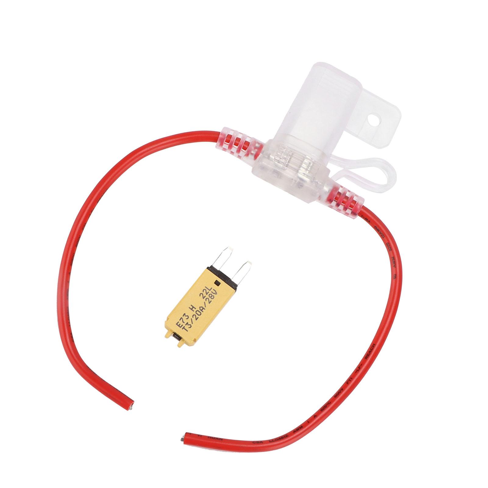 Держатель предохранителя 12 AWG, прозрачный, водонепроницаемый, с автоматическим выключателем с ручным сбросом, для автомобиля, яхты, фургона, грузовика, 32 В
Держатель предохранителя 12 AWG, прозрачный, водонепроницаемый, с автоматическим выключателем с ручным сбросом, для автомобиля, яхты, фургона, грузовика, 32 В