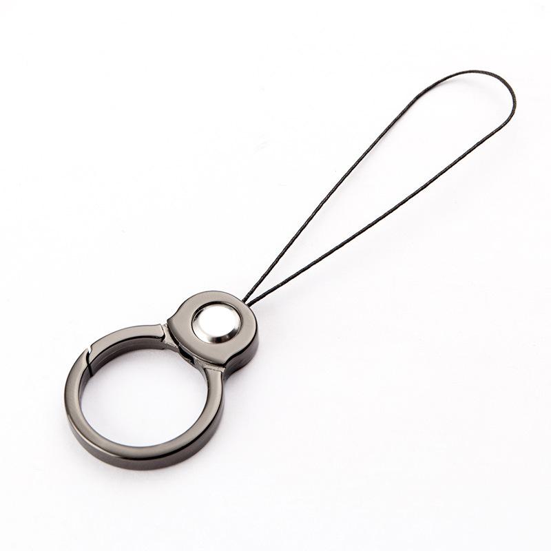 Металлический держатель для телефона с прочным шнурком, ремешок на руку, брелок, зажим для ремня