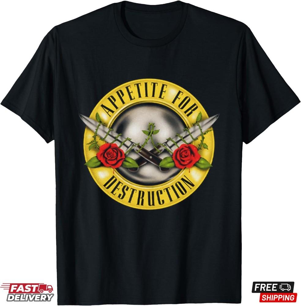 Guns N Roses Band Appetite for Destruction Knives T-Shirt Gift for Metal Fans Unisex T-Shirt XXXL
Guns N Roses Band Appetite for Destruction Knives T-Shirt Gift for Metal Fans Unisex T-Shirt XXXL