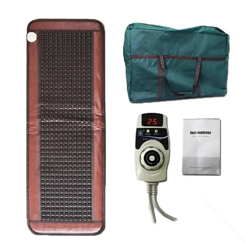 Portable and Durable Electric Jade Mat Massage Hot Stone Jade Tourmaline Heating Mat Bed Sofa Pad Mattress Heating Smart Timer 110 V&EU Plug
Portable and Durable Electric Jade Mat Massage Hot Stone Jade Tourmaline Heating Mat Bed Sofa Pad Mattress Heating Smart Timer 110 V&EU Plug
