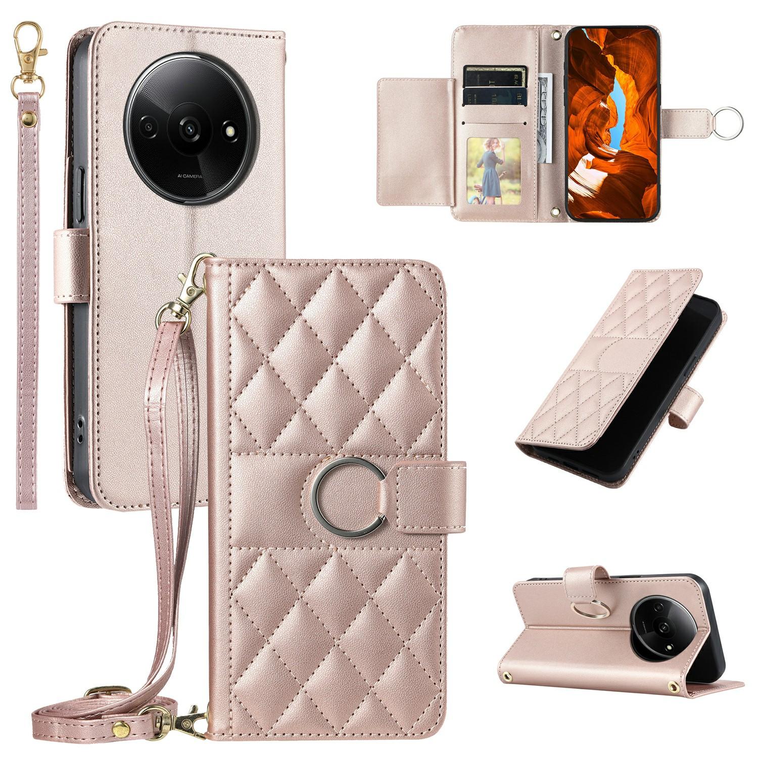 Crossbody Leather Case for Xiaomi Redmi A3x 4G/Redmi A3 4G/Poco C61 4G Wallet Stand Rhombus Mobile Cover D
Crossbody Leather Case for Xiaomi Redmi A3x 4G/Redmi A3 4G/Poco C61 4G Wallet Stand Rhombus Mobile Cover D