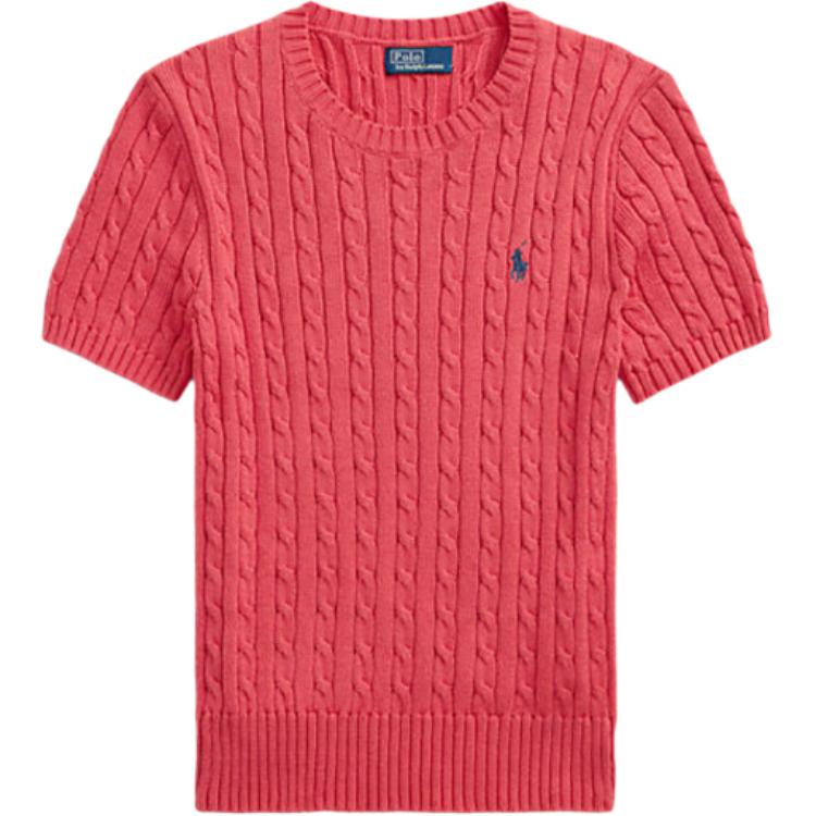 Polo Ralph Lauren Logo Crew Neck Slim Fit Short Sleeve Sweater Women sweater Pink WMPOSWENC021236-600 S
Polo Ralph Lauren Logo Crew Neck Slim Fit Short Sleeve Sweater Women sweater Pink WMPOSWENC021236-600 S