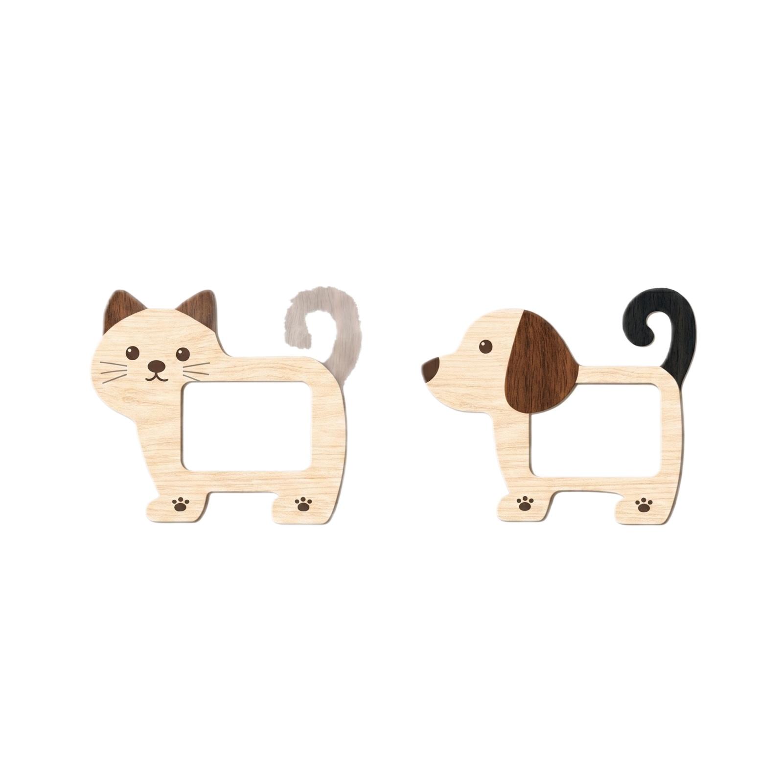 Cross-border Creative Dog Shaped Wooden Photo Frame, Cute And Adorable Pet Decoration, Desktop Ornament, Gift For Giving One Size
Cross-border Creative Dog Shaped Wooden Photo Frame, Cute And Adorable Pet Decoration, Desktop Ornament, Gift For Giving One Size