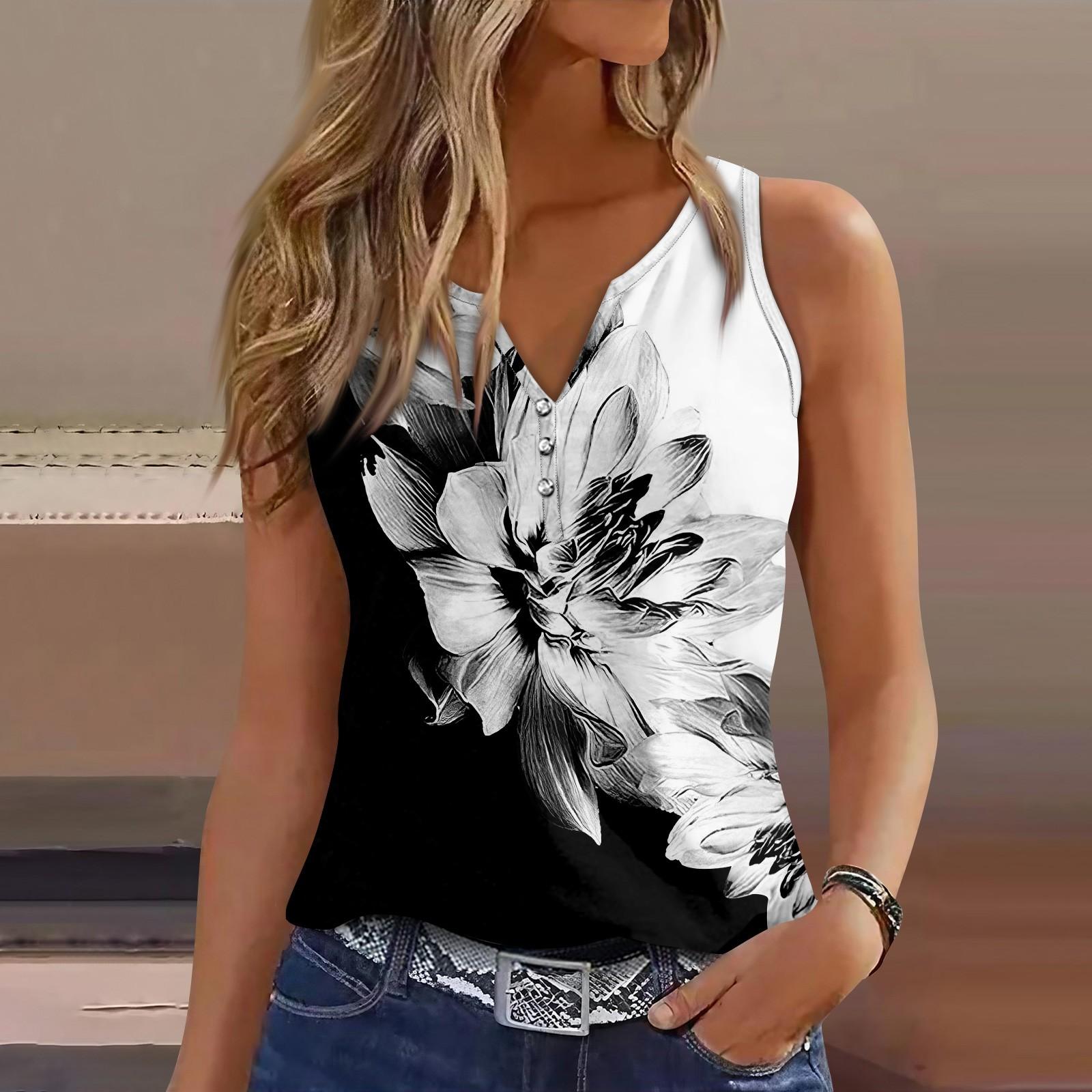 Женский повседневный жилет без рукавов с принтом и V-образным вырезом M
Женский повседневный жилет без рукавов с принтом и V-образным вырезом M