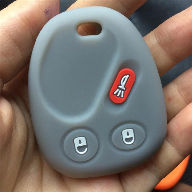 Silicone Rubber Car Key Cover Case for Chevrolet S10 Silverado Suburban Tahoe for GMC Sierra Sonoma Yukon 3 Button Rempte Key сірий колір
Silicone Rubber Car Key Cover Case for Chevrolet S10 Silverado Suburban Tahoe for GMC Sierra Sonoma Yukon 3 Button Rempte Key сірий колір