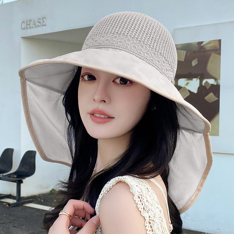 Big eaves splicing hollow sunscreen empty top hat women s versatile outdoor sun hat beach outing shawl hat
Big eaves splicing hollow sunscreen empty top hat women s versatile outdoor sun hat beach outing shawl hat