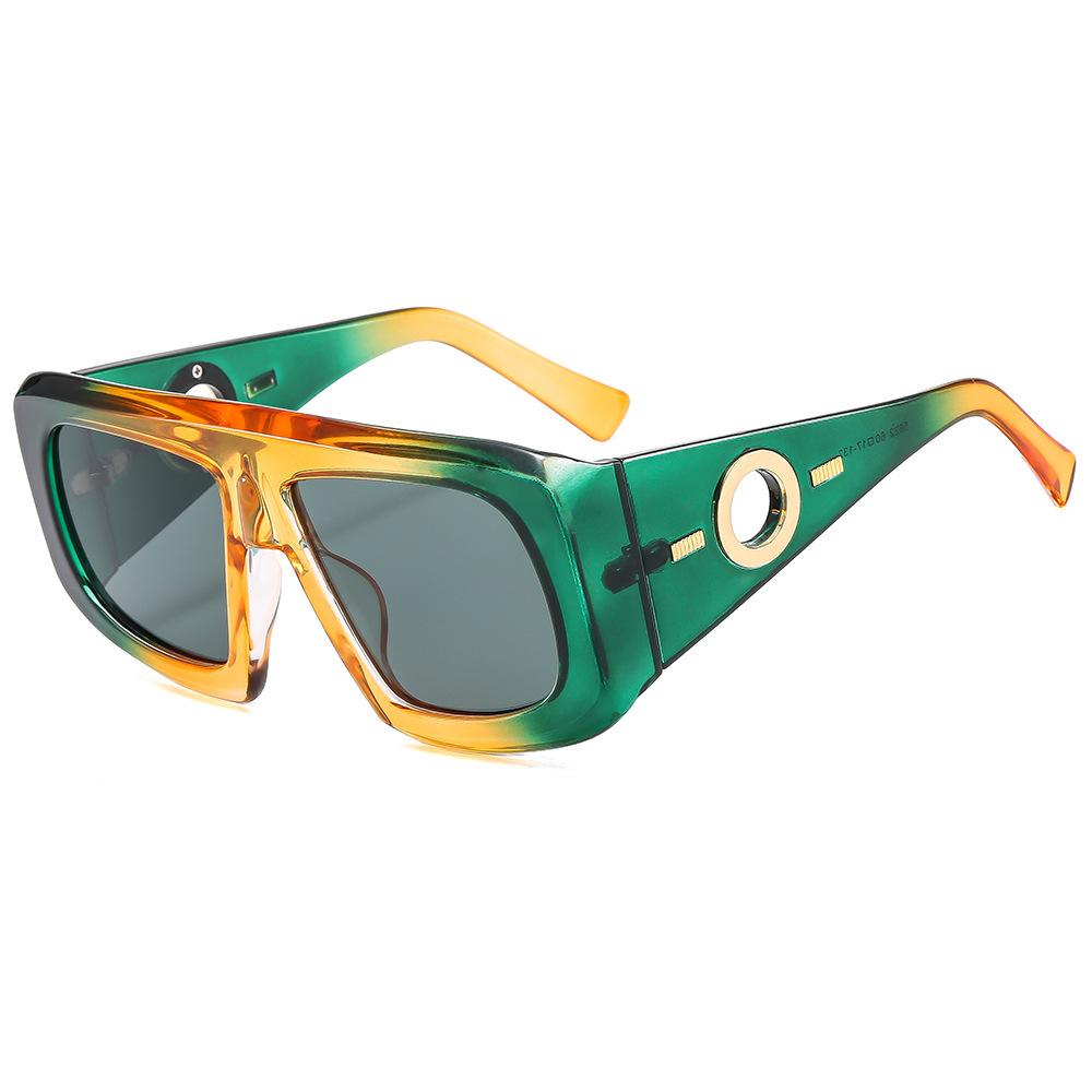 Retro Luxury Leopard Pattern Gradient Square Female Sunglasses Millennium Style Contrasting Color Frame Wide Leg Design Male UV Protection 400 as picture
Retro Luxury Leopard Pattern Gradient Square Female Sunglasses Millennium Style Contrasting Color Frame Wide Leg Design Male UV Protection 400 as picture