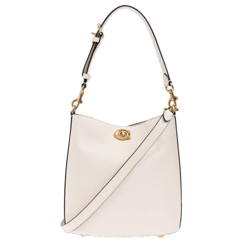 COACH Willow 19 Logo Sandwich Zipper Bag Leather Bucket Bag Crossbody Shoulder Handbag Small Women Cream коричневий
COACH Willow 19 Logo Sandwich Zipper Bag Leather Bucket Bag Crossbody Shoulder Handbag Small Women Cream коричневий