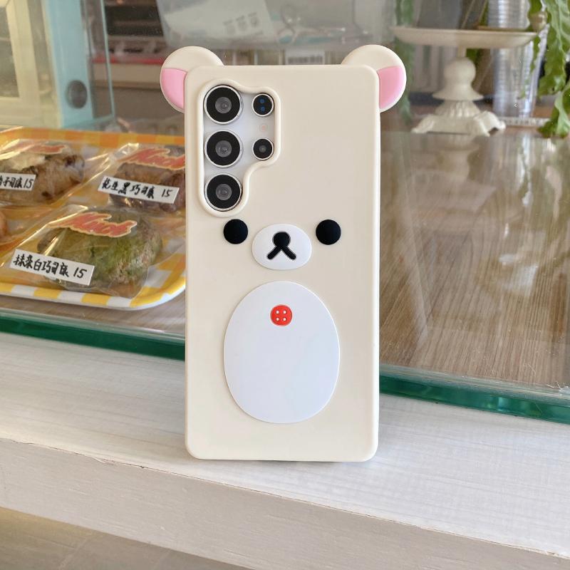 New Luxury Solid Color Rilakkuma Soft Silicone Shockproof Phone Case For Samsung S25 Ultra S24 Ultra Plus Bumper Back Cover Galaxy S24+
New Luxury Solid Color Rilakkuma Soft Silicone Shockproof Phone Case For Samsung S25 Ultra S24 Ultra Plus Bumper Back Cover Galaxy S24+