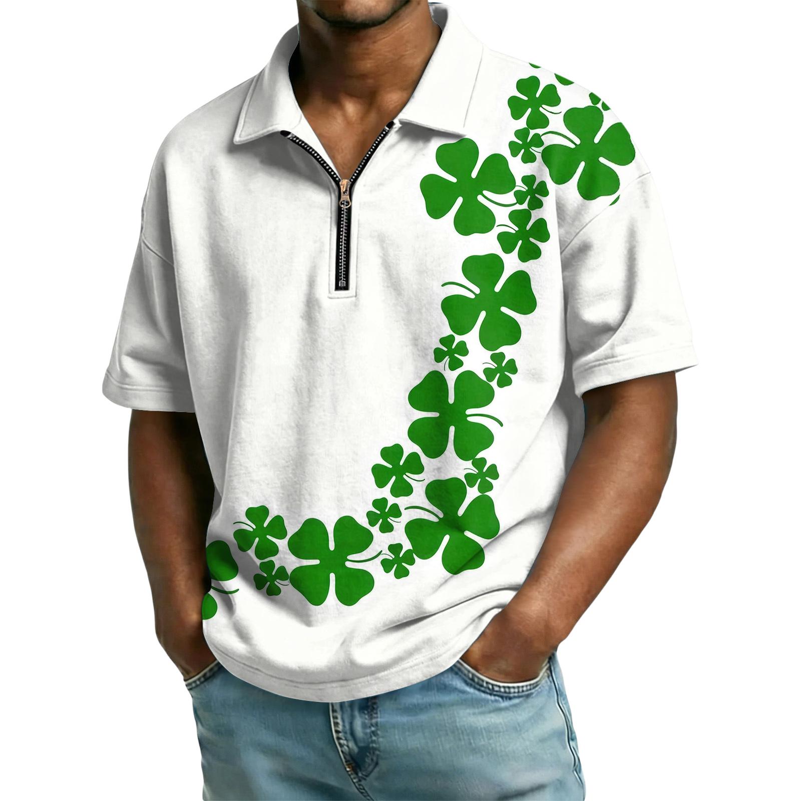 Men s Casual Collared Zipper Neck Short-Sleeve Top XL білий
Men s Casual Collared Zipper Neck Short-Sleeve Top XL білий