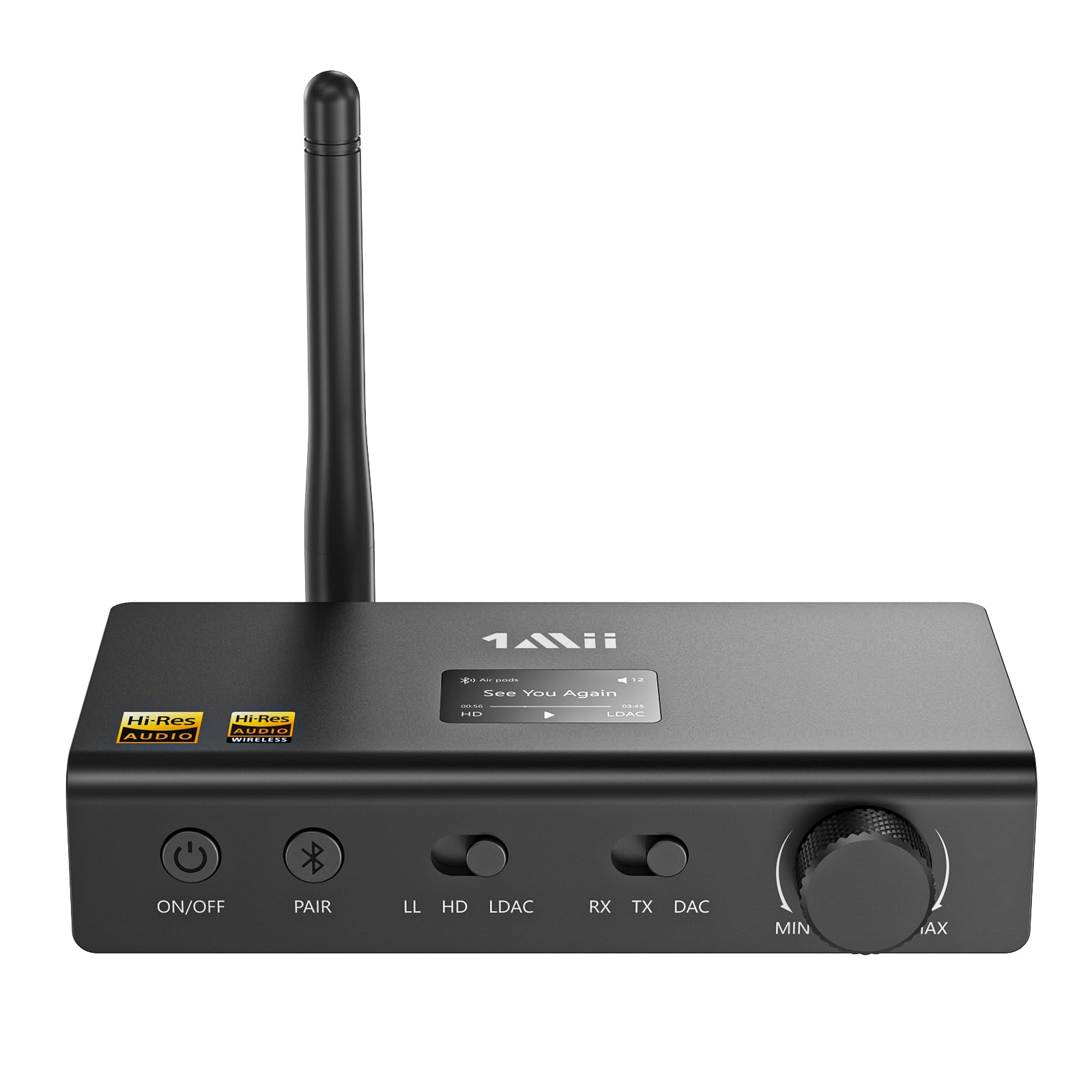 1Mii HiFi Bluetooth передатчик приемник OLED дисплей LDAC совместимый HD низкая задержка USB ЦАП аудио RCA оптический цифровой коаксиальный цифровой беспроводной
1Mii HiFi Bluetooth передатчик приемник OLED дисплей LDAC совместимый HD низкая задержка USB ЦАП аудио RCA оптический цифровой коаксиальный цифровой беспроводной