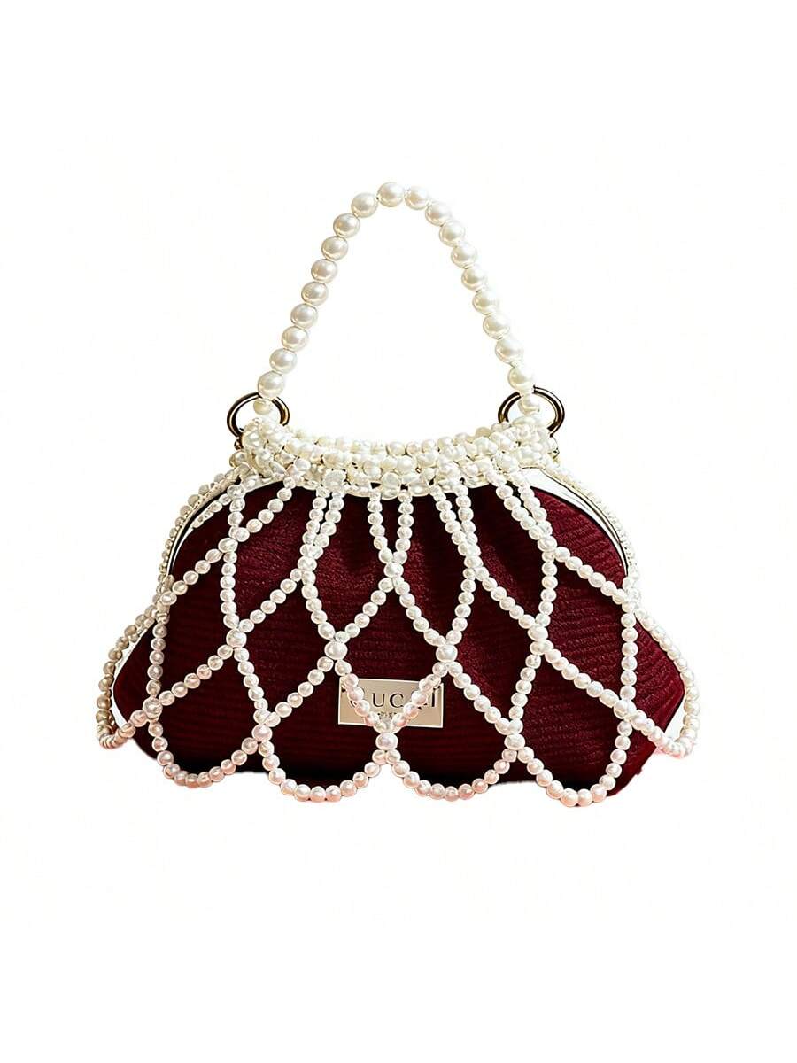 Дизайнерская оригинальная сумка-полумесяц - Красный кроссбоди ручной работы со съемным ремешком из жемчуга, клатч в стиле ремесленников DIY GUCCI-GIFT-53
Дизайнерская оригинальная сумка-полумесяц - Красный кроссбоди ручной работы со съемным ремешком из жемчуга, клатч в стиле ремесленников DIY GUCCI-GIFT-53