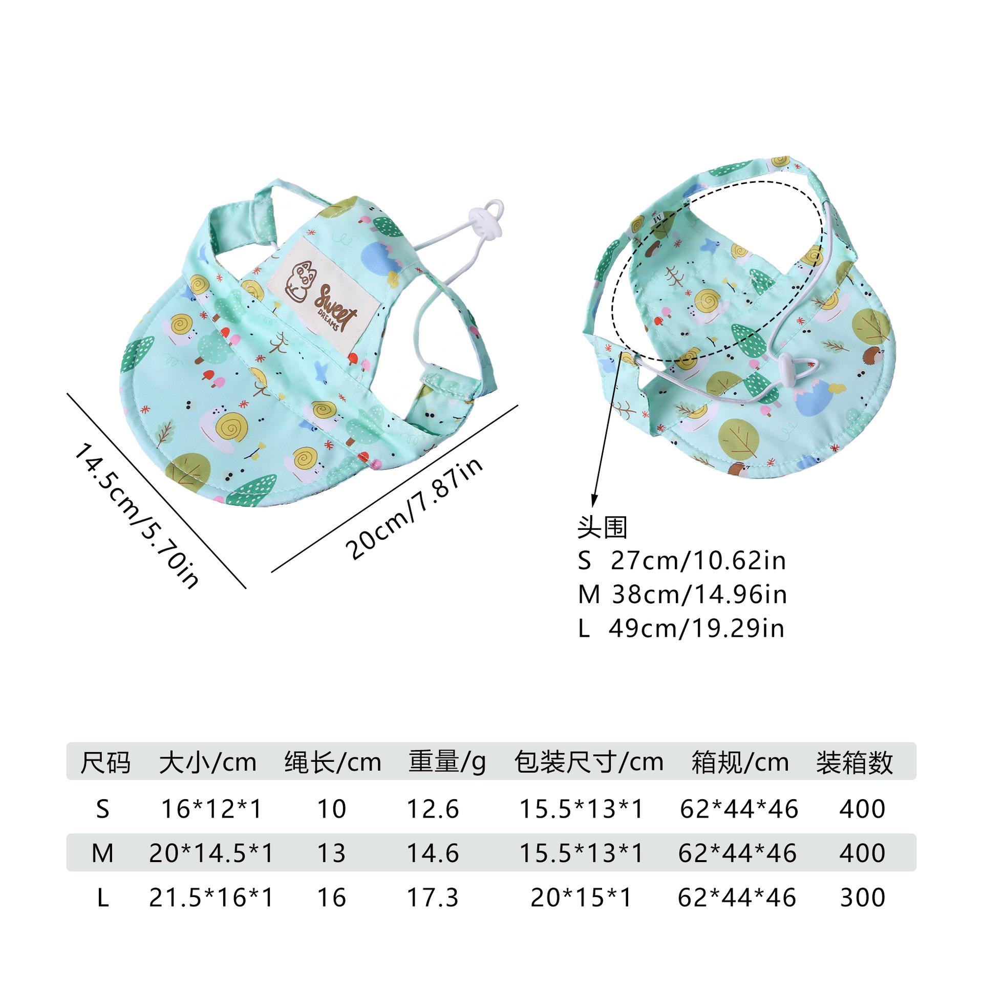Pet sun hat pet sun hat sun hat cat dog hat leaking ears dog sun hat pet hat L зелений
Pet sun hat pet sun hat sun hat cat dog hat leaking ears dog sun hat pet hat L зелений