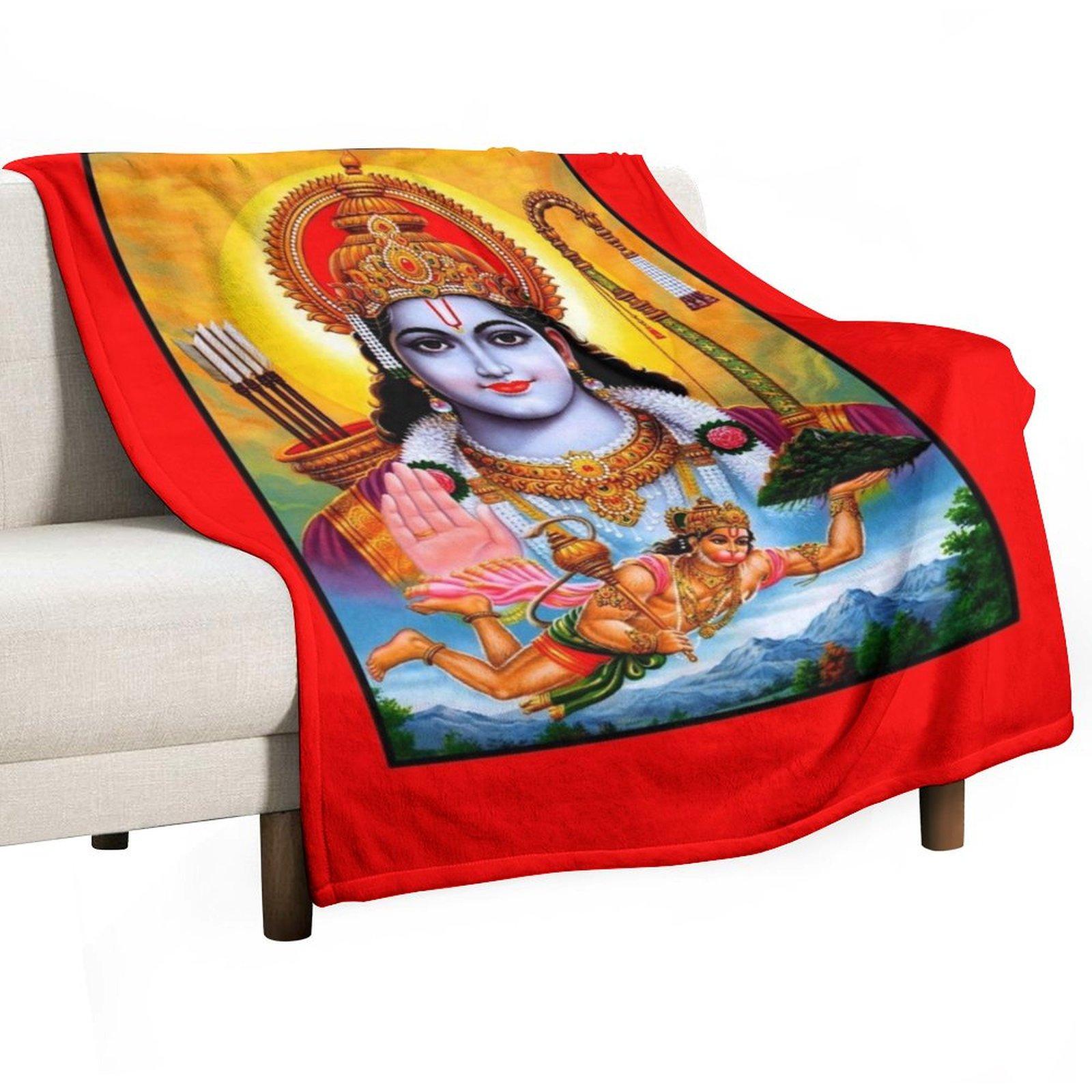 Hindu Lord Rama Goddess Print Throw Blanket Quilt Luxury Throw Decoratives funny gift Blankets 30x40in
Hindu Lord Rama Goddess Print Throw Blanket Quilt Luxury Throw Decoratives funny gift Blankets 30x40in